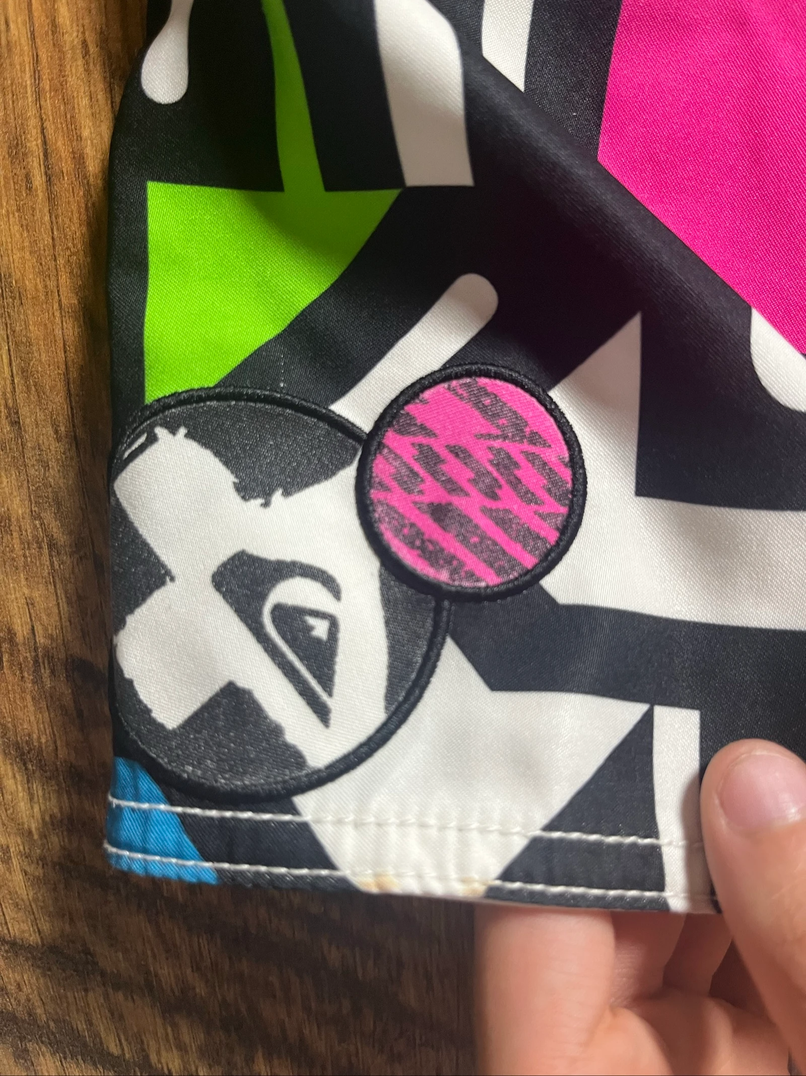 Multicolor graphic maze print boardshorts - Quiksilver - Size S - very good condition – photo 11